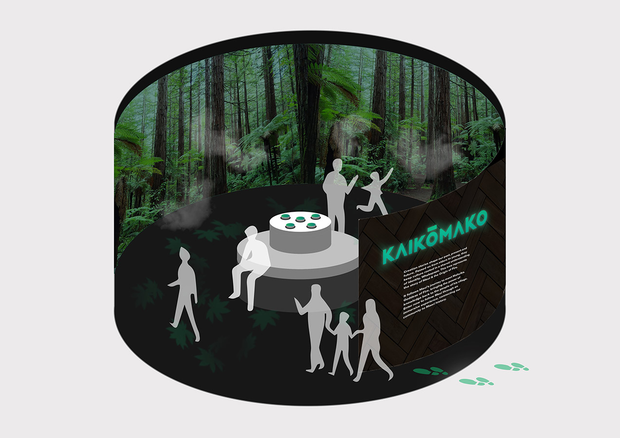 Kaikōmako final outcome interior